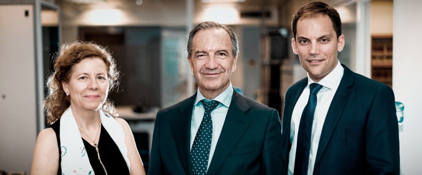 Tres personas integrantes de Consultorio legal en Madrid Pieltain Abogados